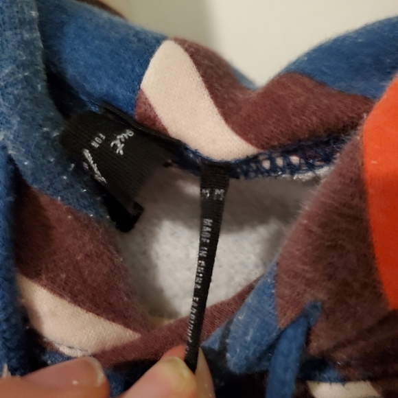 Out From Under Striped Cropped Hoodie - Picture 11 of 12